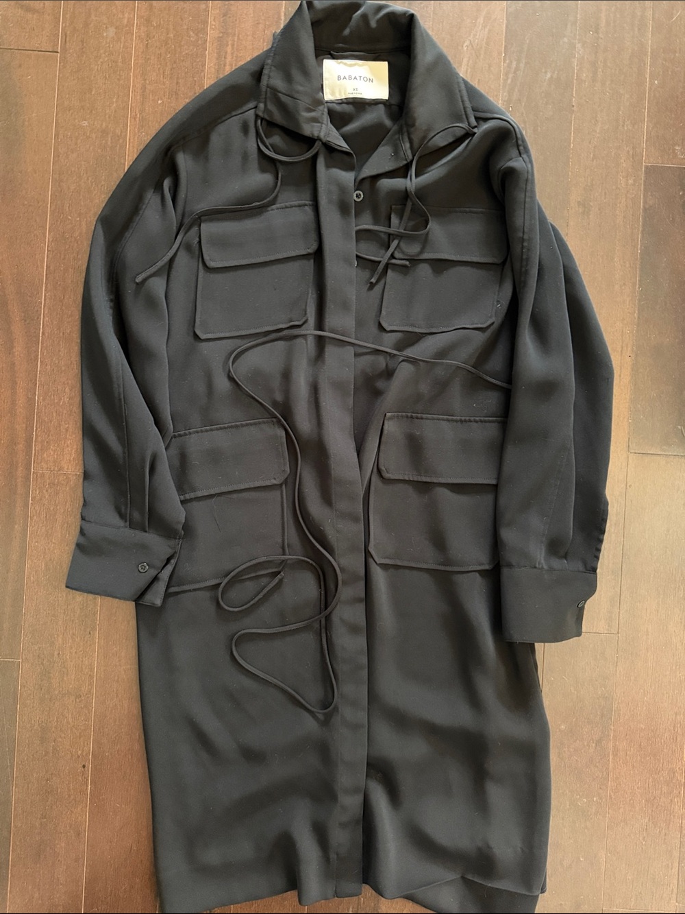 Babaton Black Long Shirt